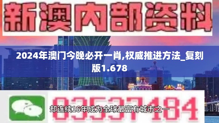 2024年澳门今晚必开一肖,权威推进方法_复刻版1.678