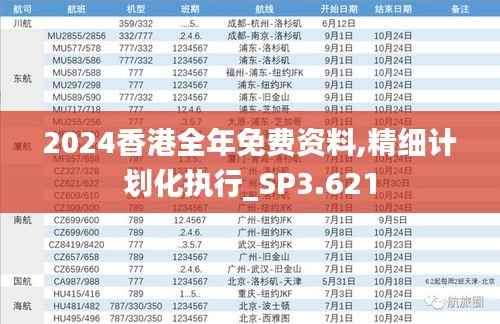 2024香港全年免费资料,精细计划化执行_SP3.621