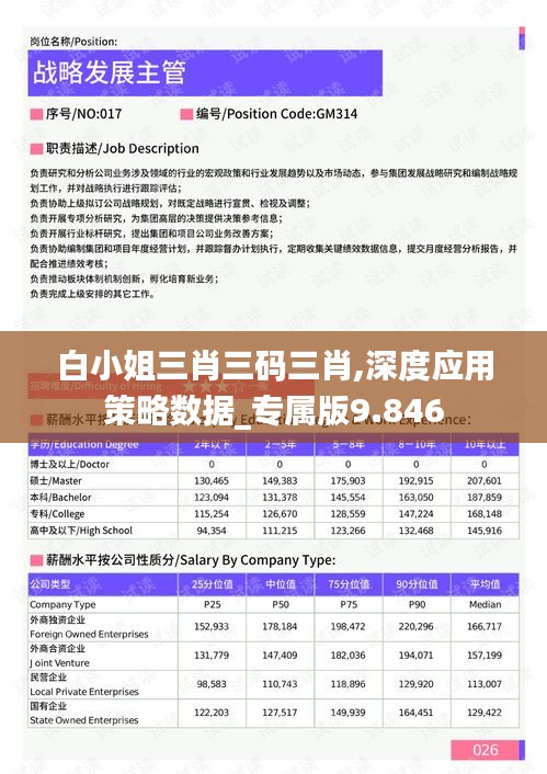 白小姐三肖三码三肖,深度应用策略数据_专属版9.846