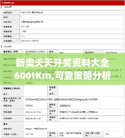 新奥天天开奖资料大全600tKm,可靠策略分析_特别款6.791