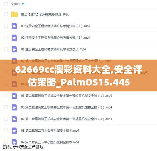 62669cc澳彩资料大全,安全评估策略_PalmOS15.445
