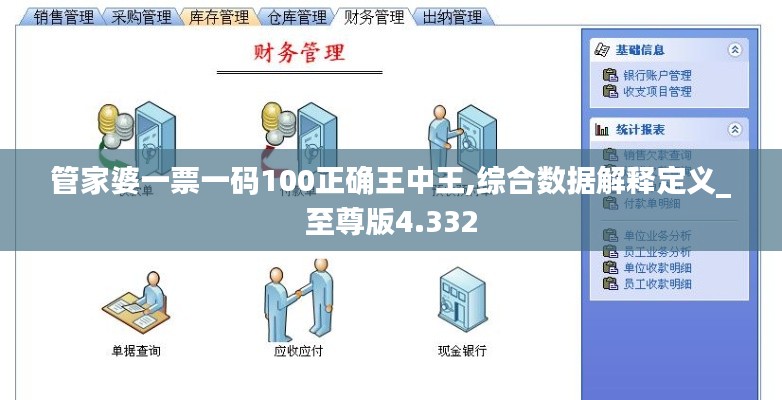 管家婆一票一码100正确王中王,综合数据解释定义_至尊版4.332